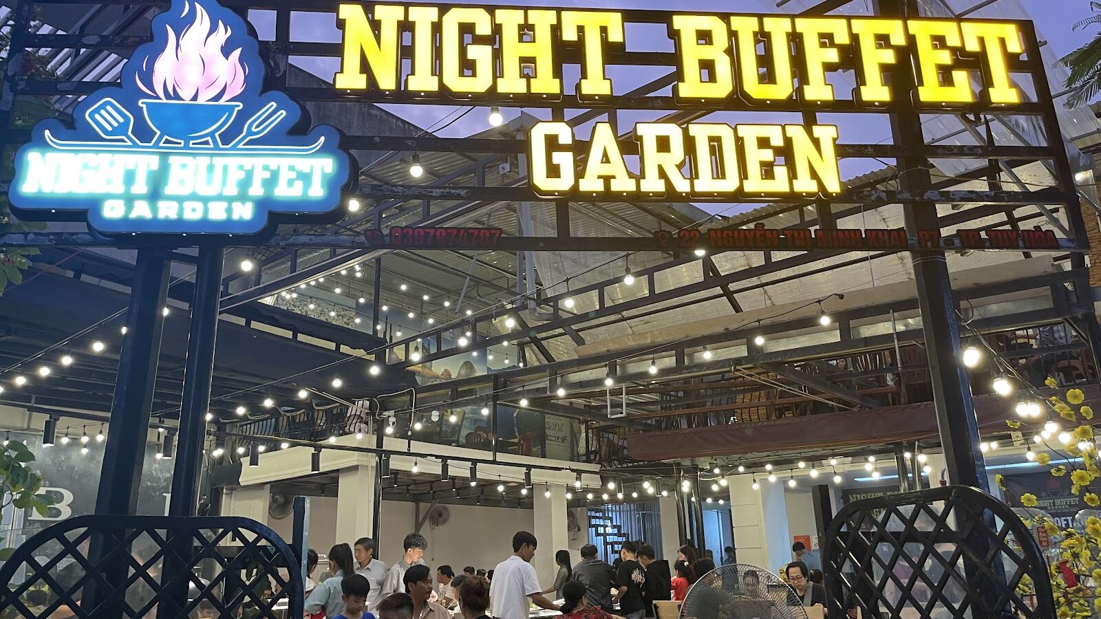Night Buffet Garden – Lẩu – Nướng – BBQ – Hotpot – Hải sản tươi sống